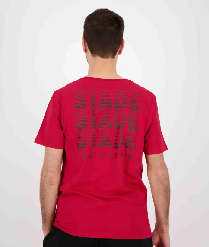 T-shirt Homme Reflect Stade Toulousain rouge 2