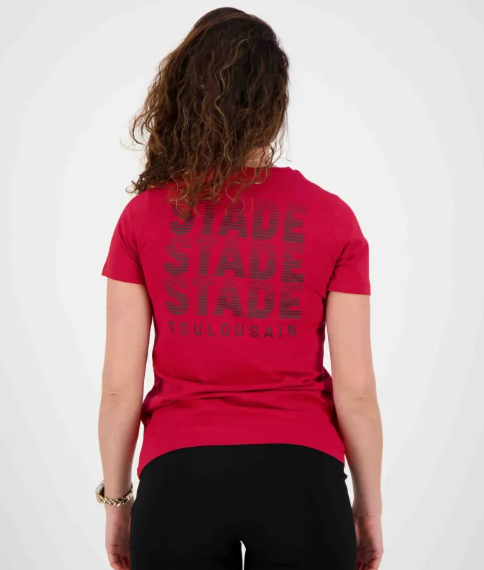 T-shirt Femme Reflect Stade Toulousain rouge 4