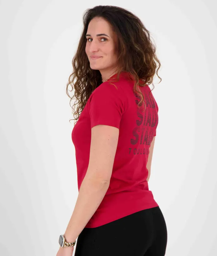 T-shirt Femme Reflect Stade Toulousain rouge 2