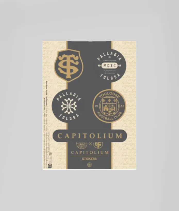 Planche Stickers Capitolium ST x TFC | Boutique Officielle du Stade Toulousain