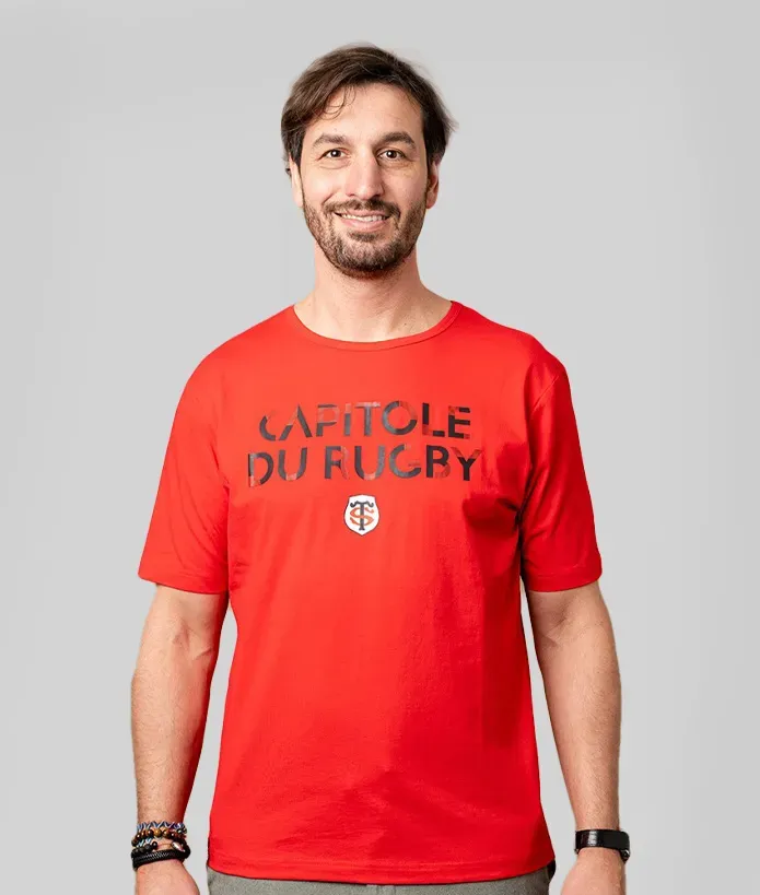 T-shirt Homme Caprugby Stade Toulousain rouge 1