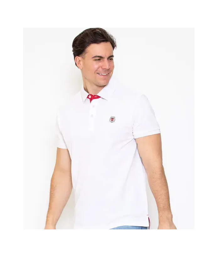 Polo Homme Painter Stade Toulousain blanc 1