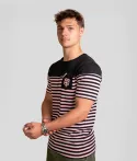 T-shirt Manches Courtes Homme Marinière Stade Toulousain X Religion Rugby rose 1