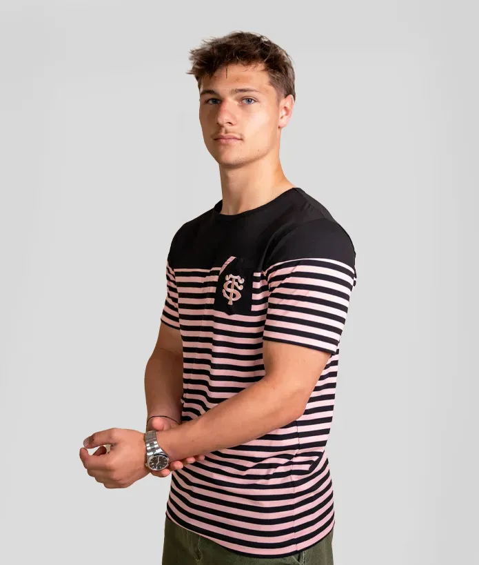 T-shirt Homme Marinière | Boutique Officielle du Stade Toulousain