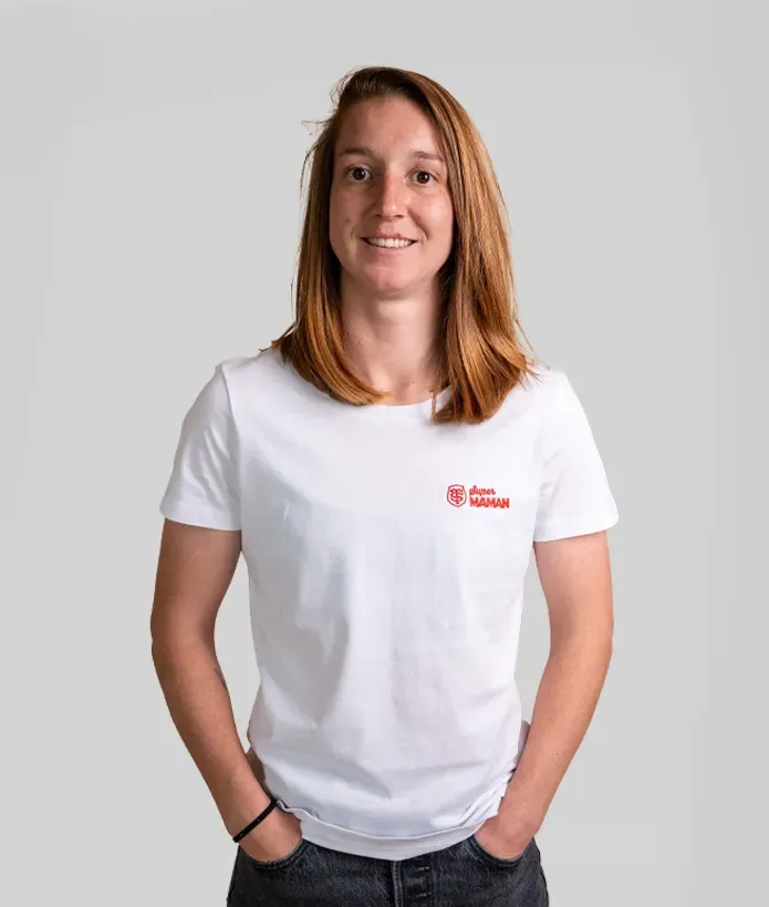 T-shirt Femme Super Maman Bio