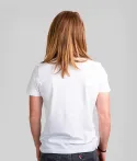 T-shirt Manches Courtes Femme Super Maman Stade Toulousain Coton bio blanc 3