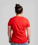 T-shirt Manches Courtes Femme Super Maman Stade Toulousain Coton bio rouge 3