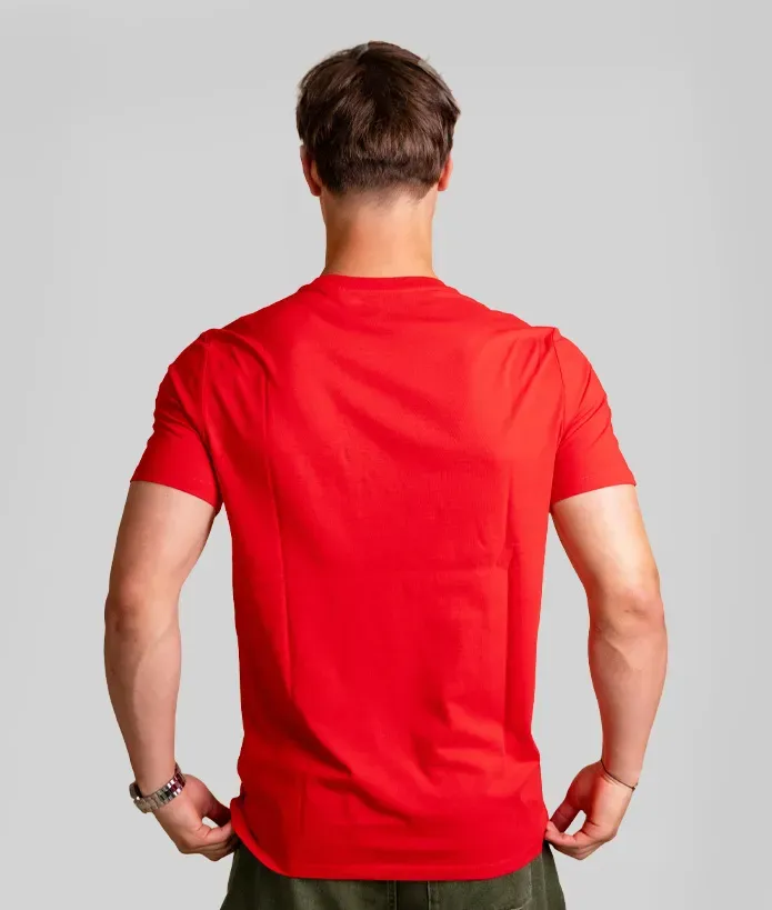 T-shirt Manches Courtes Homme Super Papa Stade Toulousain Coton bio rouge 3