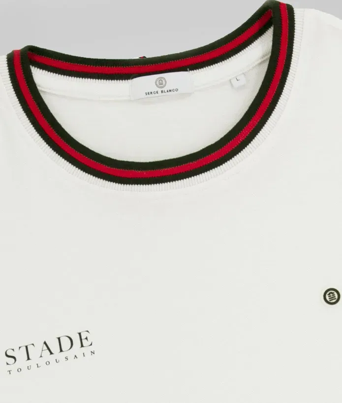 T-shirt Homme Retro Serge Blanco 26 Stade Toulousain blanc 2