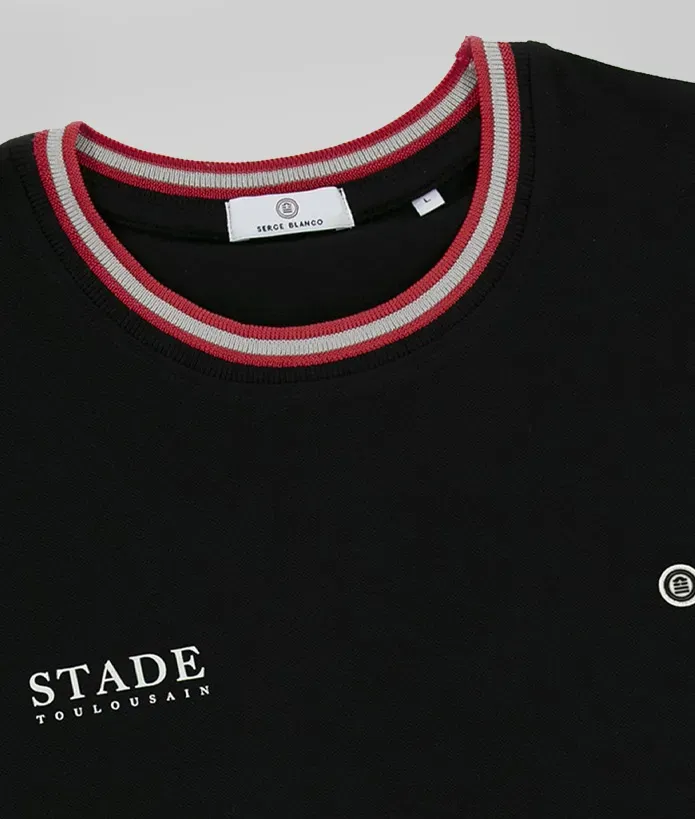 T-shirt Homme Retro Serge Blanco 26 Stade Toulousain noir 2
