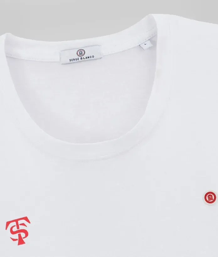 T-shirt Homme Sernin Serge Blanco 26 Stade Toulousain blanc 3