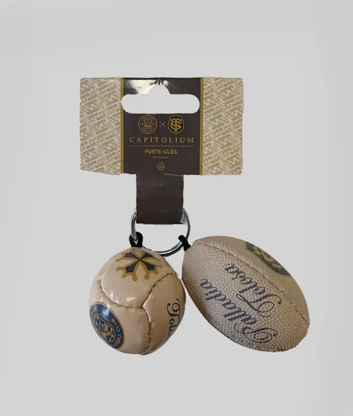 Porte Clé Capitolium ST x TFC | Boutique Officielle du Stade Toulousain