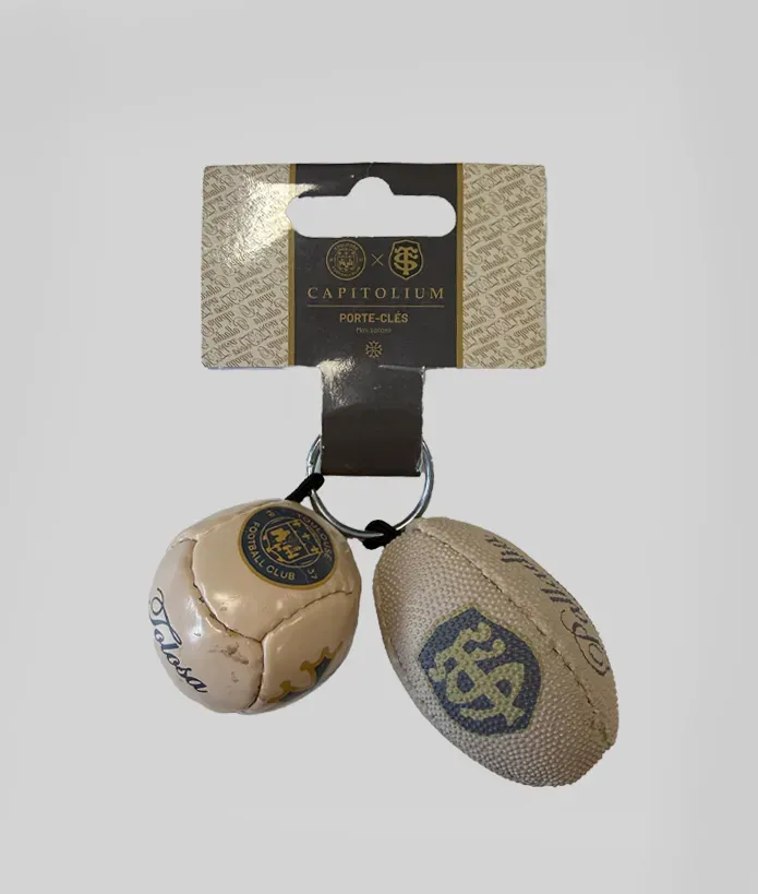 Porte Clé Capitolium ST x TFC | Boutique Officielle du Stade Toulousain