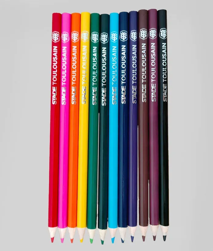 Set Crayons De Couleurs Stade Toulousain 1