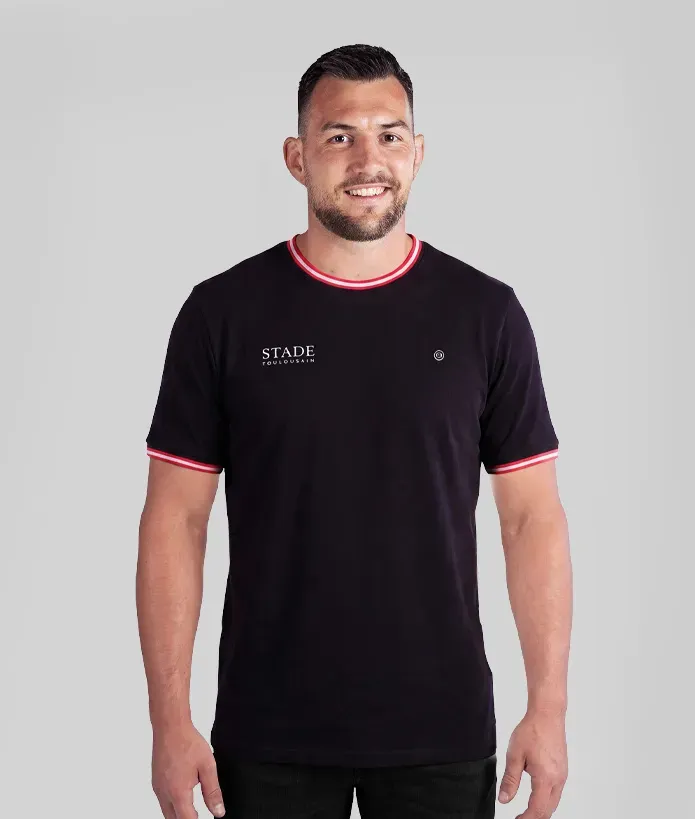 T-shirt Homme Retro Serge Blanco 26 | Boutique Officielle du Stade Toulousain