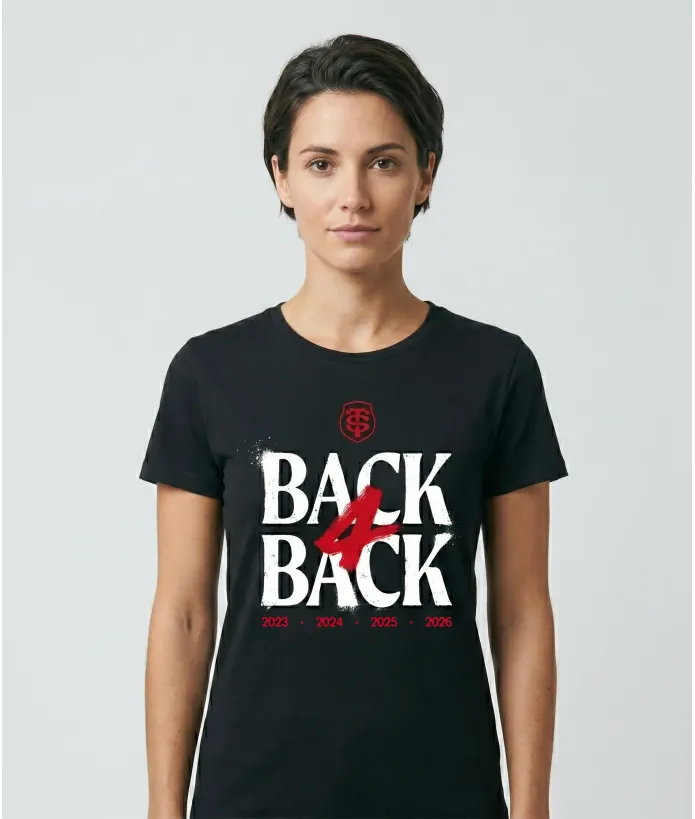 T-shirt Femme Back4Back Champions Stade Toulousain