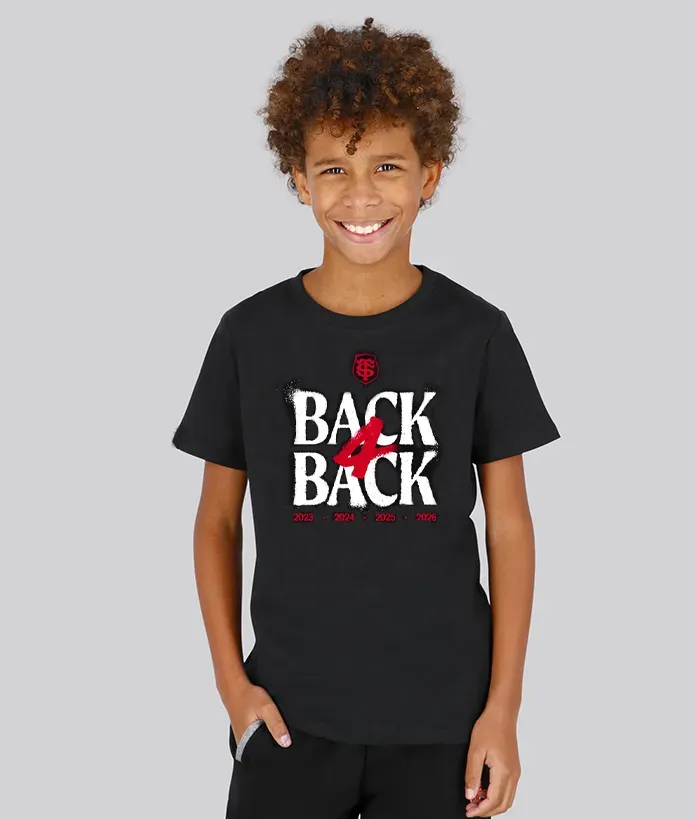 T-shirt Enfant Back4Back Champions Stade Toulousain