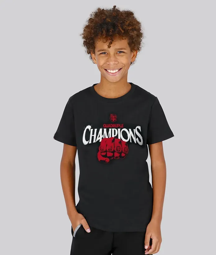 T-shirt Enfant Quadruple Champions Stade Toulousain