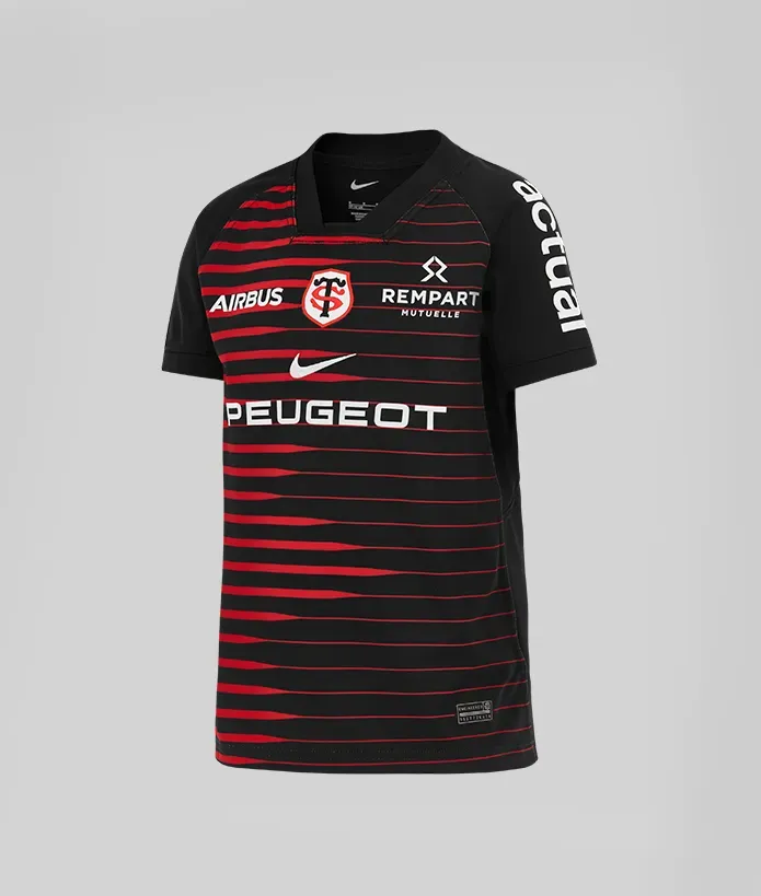 Maillot Enfant Replica 26/27 Stade Toulousain noir et rouge 1
