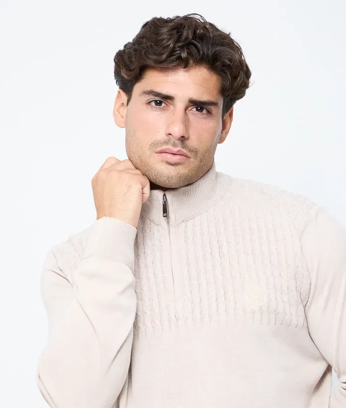 Pull Zip Homme Story | Boutique Officielle du Stade Toulousain