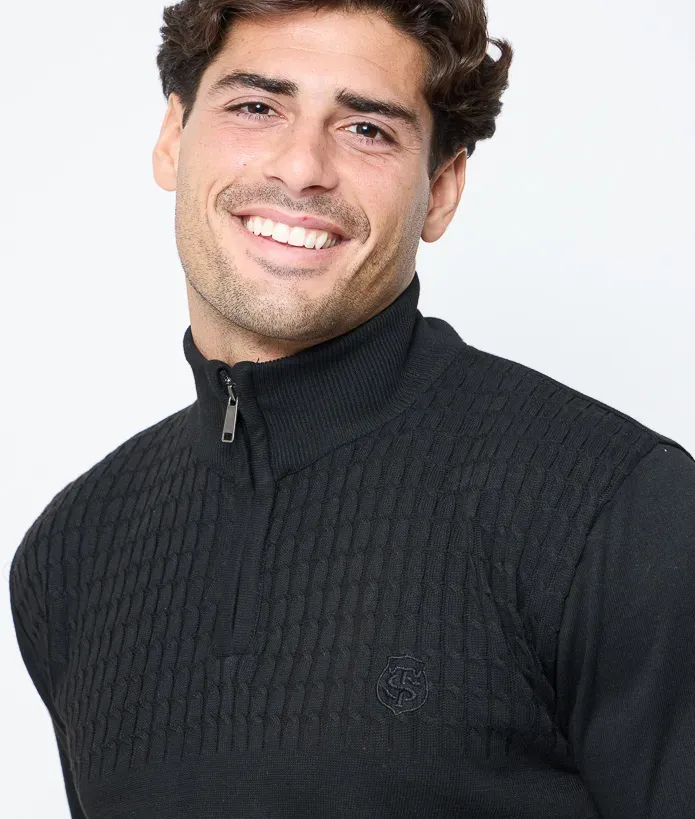 Pull Zip Homme Story | Boutique Officielle du Stade Toulousain