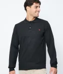 Pull Col Polo Homme Pacino Stade Toulousain noir 1