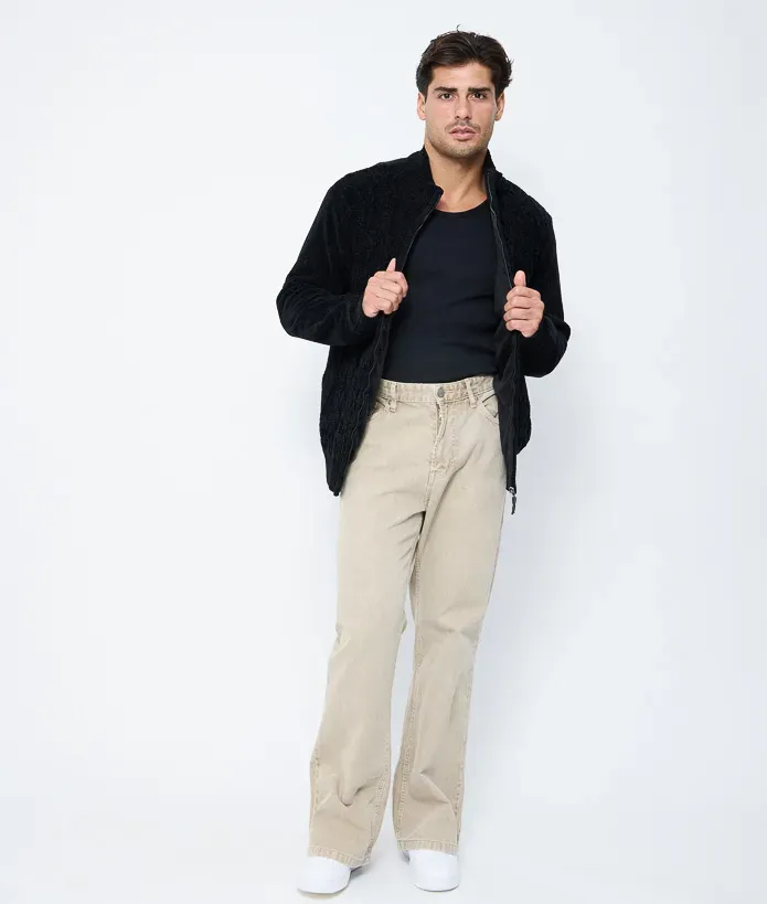Gilet Mailles Chenilles Homme Smooth Stade Toulousain 3