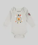Body Bébé Savane Stade Toulousain gris 1