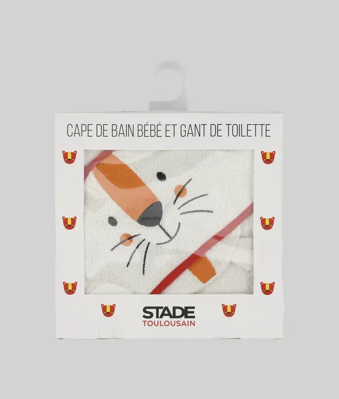 Cape de Bain & Gant Bébé Savane | Boutique Officielle du Stade Toulousain