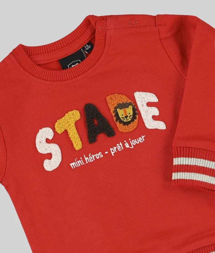 Sweat Col Rond Bébé Savane Stade Toulousain 2