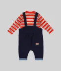 Salopette & T-shirt Bébé Savane Stade Toulousain 3