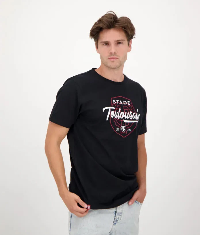 T-shirt Homme Shield Stade Toulousain noir 2