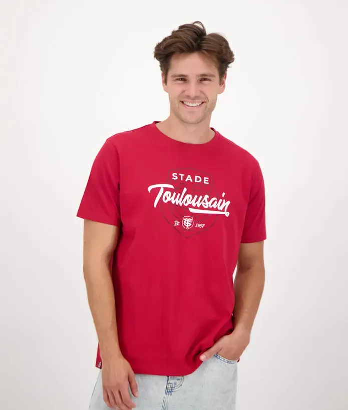 T-shirt Homme Shield Stade Toulousain rouge 1