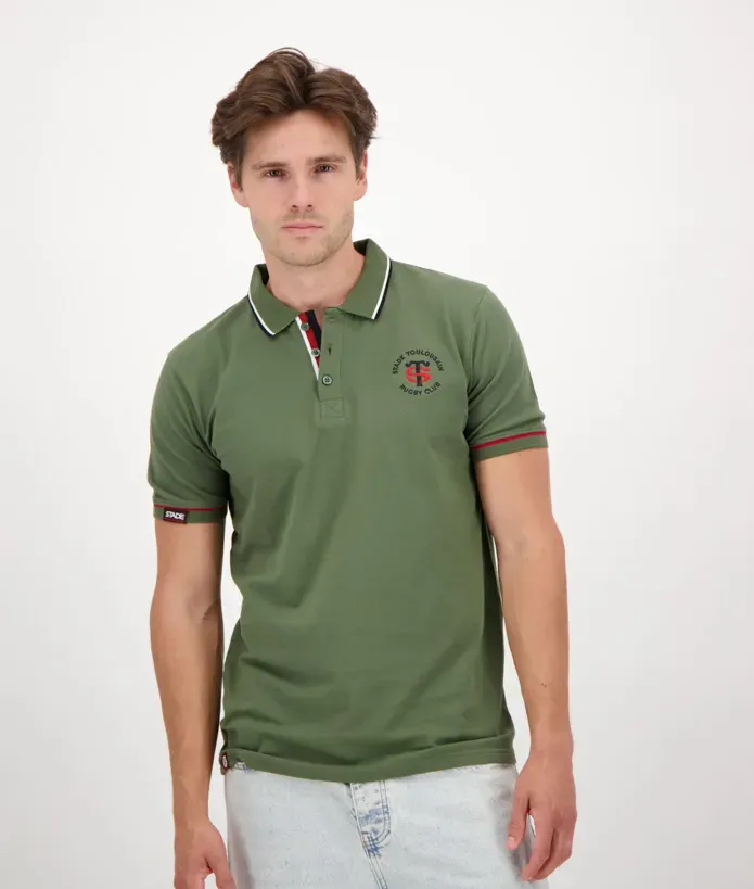 Polo Homme Arceau Stade Toulousain kaki 2