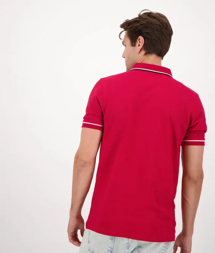 Polo Homme Arceau Stade Toulousain rouge 4