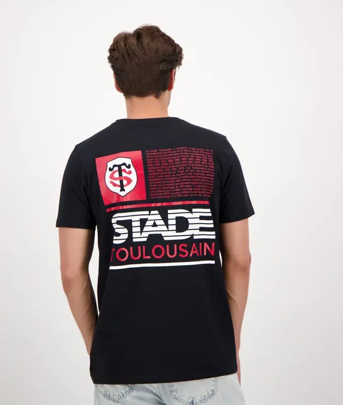 T-shirt Homme Block Stade Toulousain noir 2