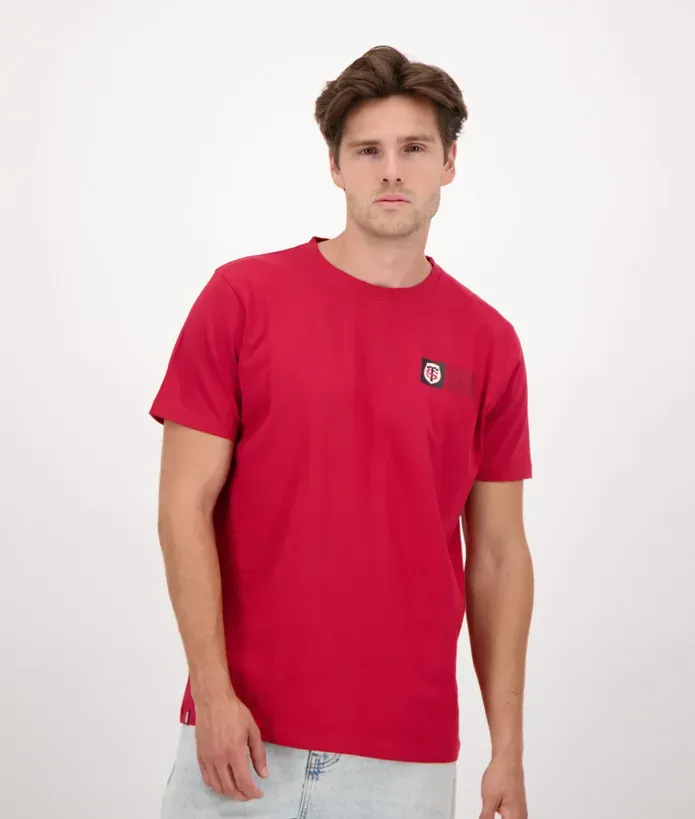 T-shirt Homme Block Stade Toulousain rouge 3
