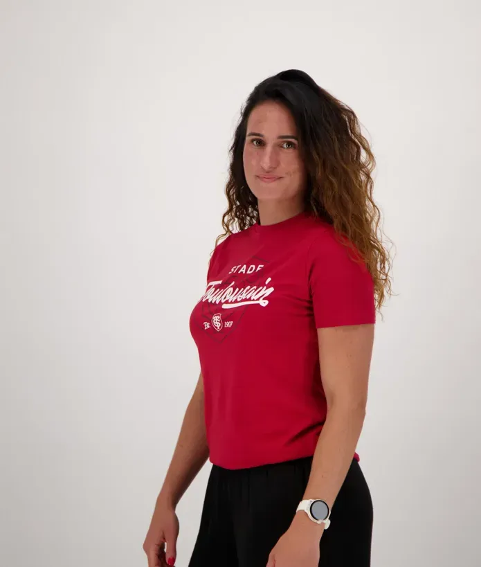 T-shirt Femme Shield Stade Toulousain rouge 2