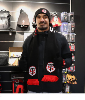 Set Hiver Echarpe Bonnet et Gants Stade Toulousain 9