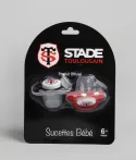 Set de 2 tétines pour bébé Stade Toulousain 3