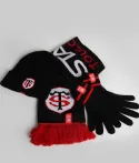 Set Hiver Echarpe Bonnet et Gants Stade Toulousain 1