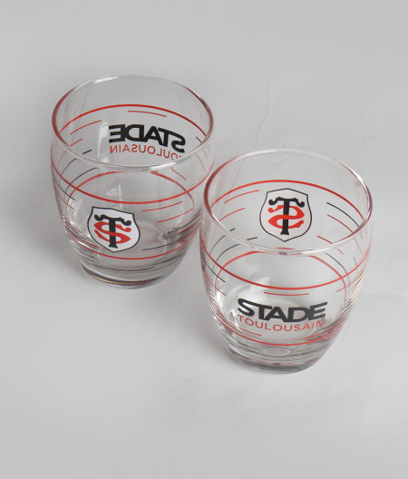Verre à Eau Lot de 2 Stade Toulousain 1