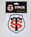 Autocollant 10cm Logo Set De 2 Stade Toulousain 1