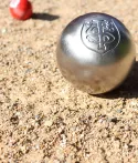 Jeu de 3 Boules de Pétanque et But Stade Toulousain 1