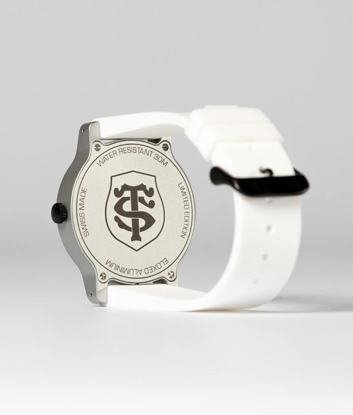 Montre Prestige Stade Toulousain Watch 3 Aiguilles blanc tricolore 2