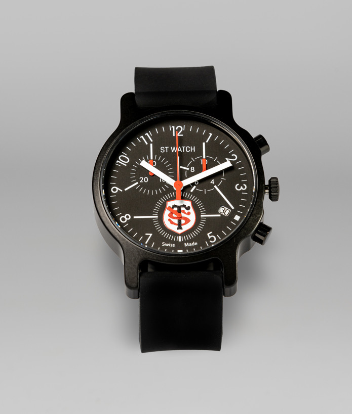 Montre Prestige Stade Toulousain Watch Chrono black tricol 1