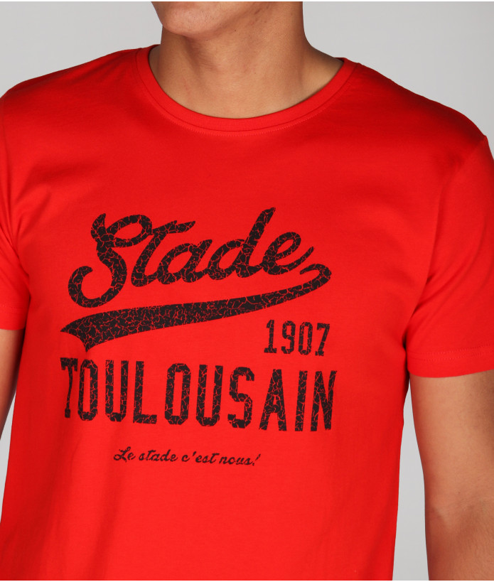 T-Shirt Manches Courtes Homme Brave Stade Toulousain rouge 5