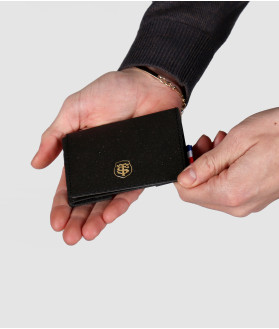 Porte Carte Cuir Recyclé Made in France Stade Toulousain 1