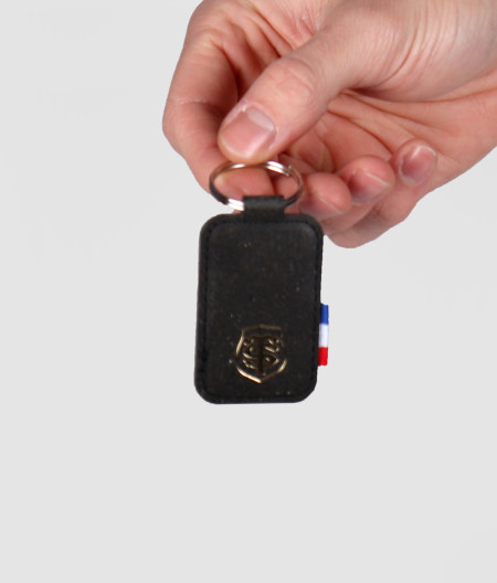 Porte-Clé Cuir Recyclé Made In France Stade Toulousain 1