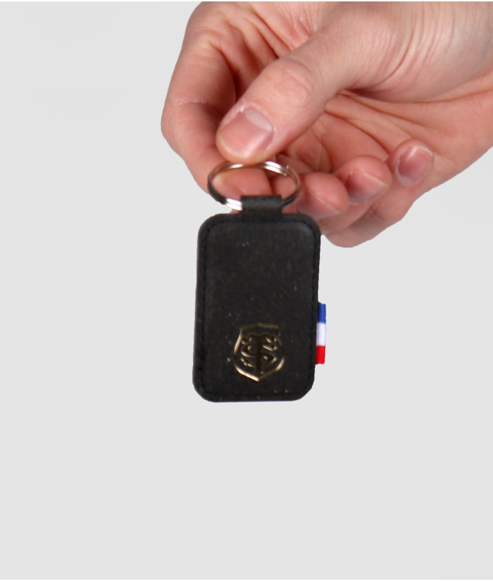 Porte-Clé Cuir Recyclé Made In France Stade Toulousain 1